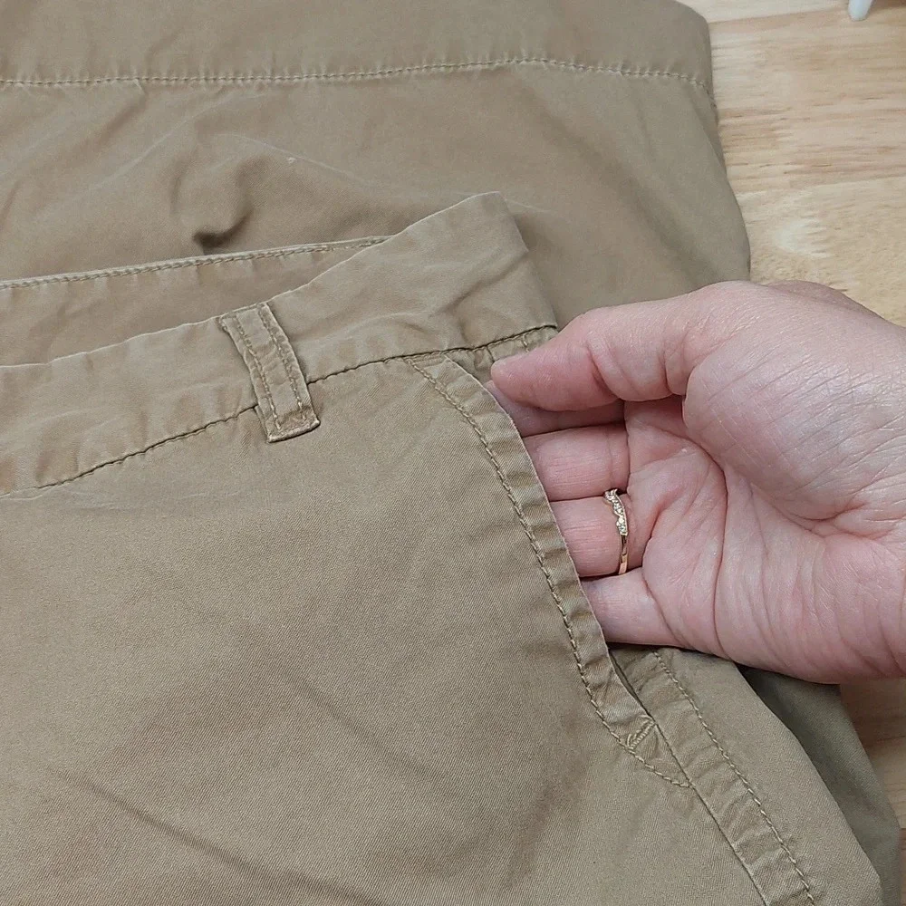 J.Crew Chino Classic Twill Broken In City fit Bermuda Shorts 10 Khaki